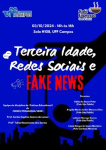 Terceira idade redes dociais e fake news